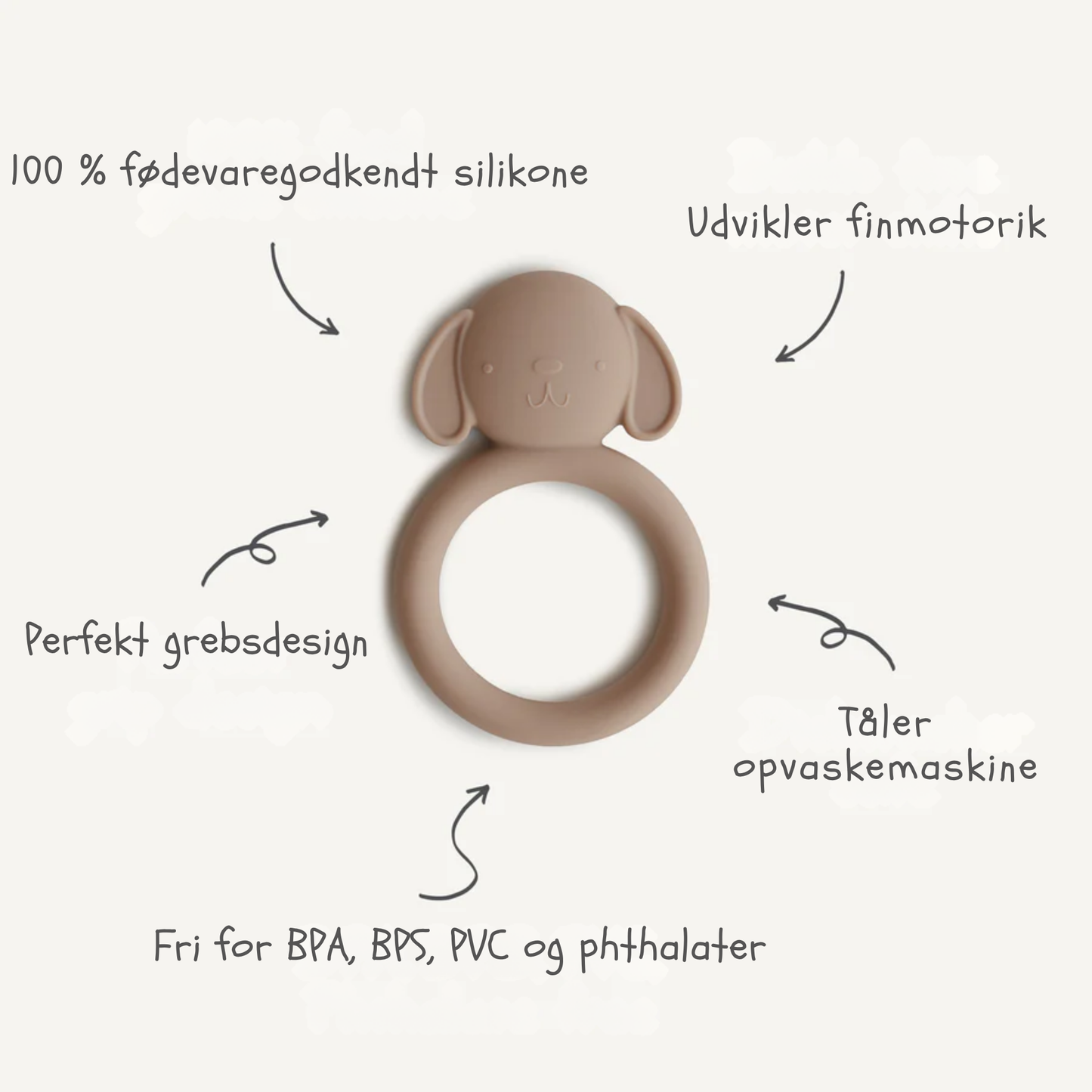 Mushie Bidelegetøj - Hund