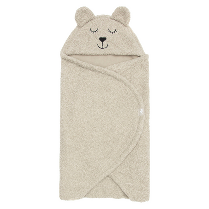 Jollein Wikkeldeken Bear Boucle – Olive Green