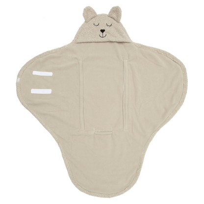 Jollein Wikkeldeken Bear Boucle – Olive Green