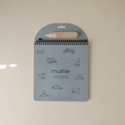 Mushie Genanvendelig Vandmalebog – Køretøjer