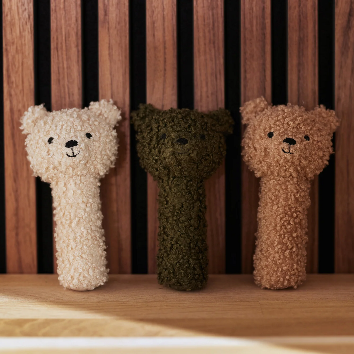 Jollein Rangle – Teddybjørn – Biscuit