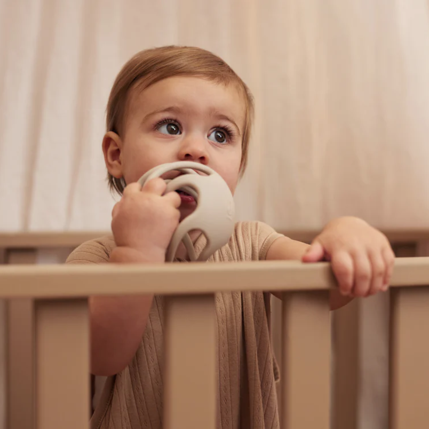 Jollein Bidebold i Silikone – Nougat