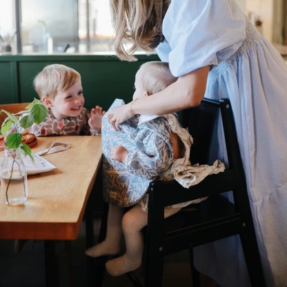 Mushie Langærmet Hagesmæk - Dinosaur