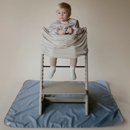 Mushie Langærmet Hagesmæk - Dinosaur