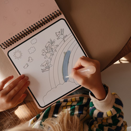 Mushie Genanvendelig Vandmalebog – Køretøjer