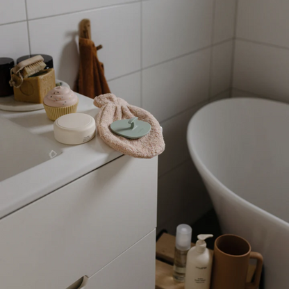 Mushie Babybørste 2-pak Blush/Shifting Sand