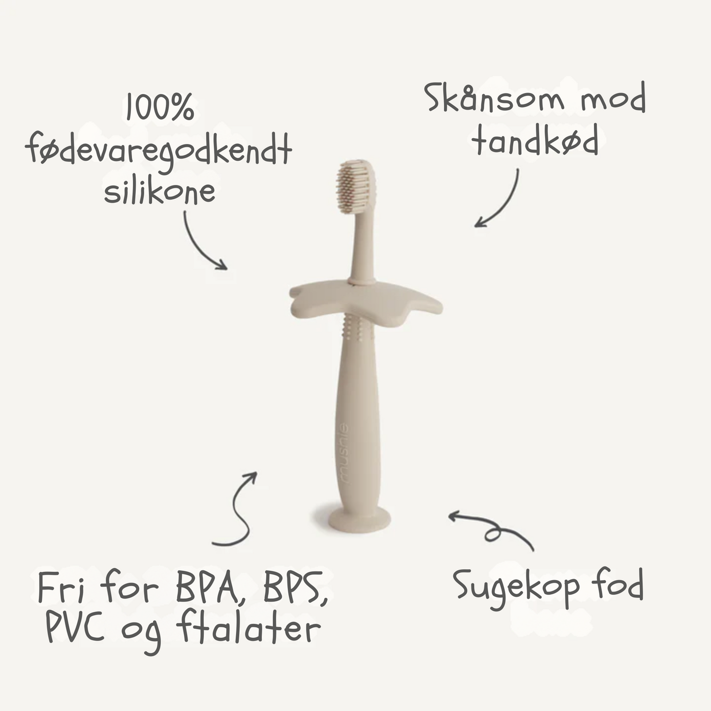 Mushie Tandbørste Star Shifting Sand