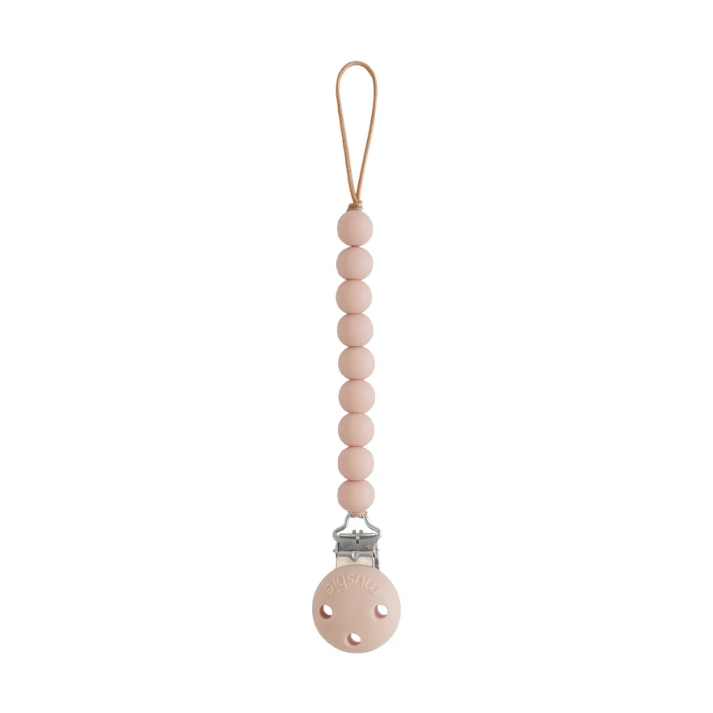 Mushie Suttekæde – Hera (100% Silikone) Blush