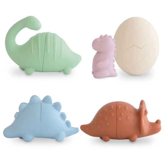 Mushie Badelegetøj - Dinosaur – 4 stk.