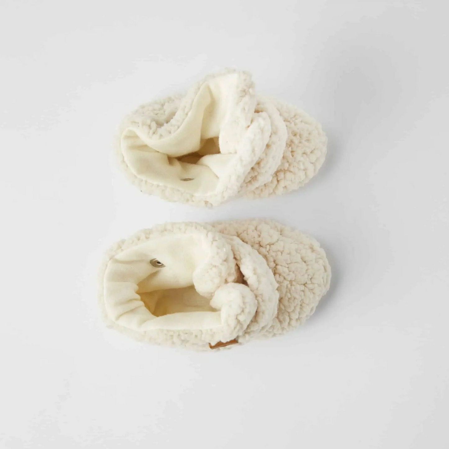 Cloby Teddy Booties – Off White